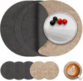 Set de table: lavable, en plastique, antidérapant, Lot de 6, gris