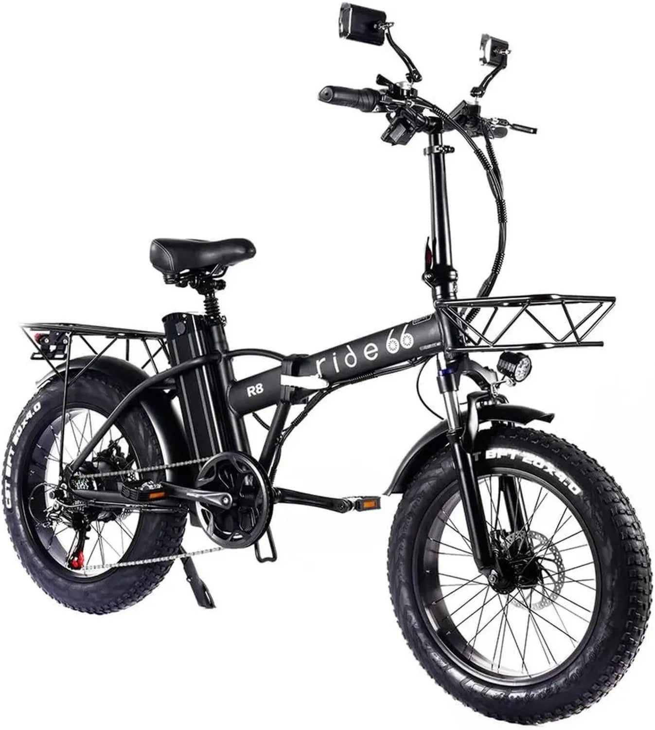 Vélo Électrique Pliant VTT 20' Fatbike, Batterie 15Ah, Autonomie 50 km, Unisexe Adulte