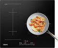 Plaque à Induction Encastrable CIARRA 6500W, 3 Zones de Cuisson, Commande Tactile, Fonction Boost, Sécurité Enfants, Verre Céramique Noir