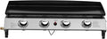 Plancha à gaz 4 brûleurs Jolly en métal gris - Puissance 10 KW