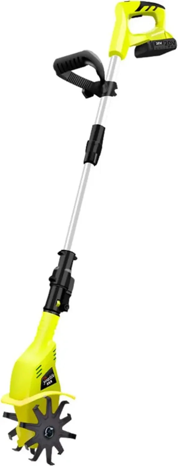 Motoculteur électrique sans fil 20V, cultivateur de jardin à batterie 2000mAh