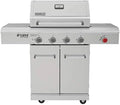 Gril à Gaz Nexgrill Premium 4 Feux en Acier Inoxydable avec Brûleur Latéral et Couvercle