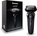 Rasoir Électrique Panasonic 6 Lames pour Homme, Utilisation Peau Sèche et Humide, Capteur de Barbe Intelligent, Design Ergonomique Noir