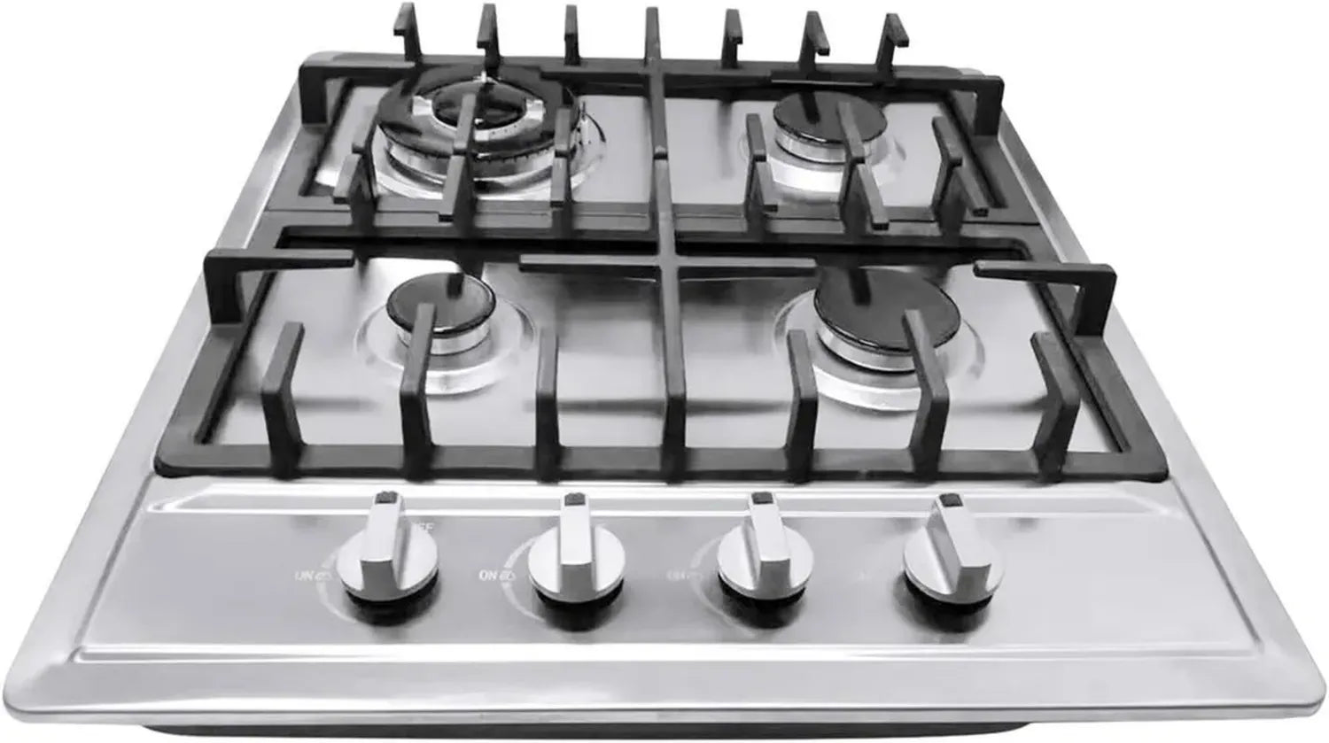 Table de cuisson encastrable à gaz 4 brûleurs pour gaz naturel et propane