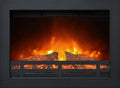 Insert écoénergétique Rubyfires Flandria pour cheminée, 900-1800 W, commande avant robuste