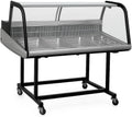 Vitrine Réfrigérée Professionnelle 255L – Modèle Compact 1250 mm – Plage de Température 2-12°C – Éclairage LED Intégré – Portes Arrière Coulissantes – Compatibilité GN Universelle – Commande Numérique – Alimentation 230V