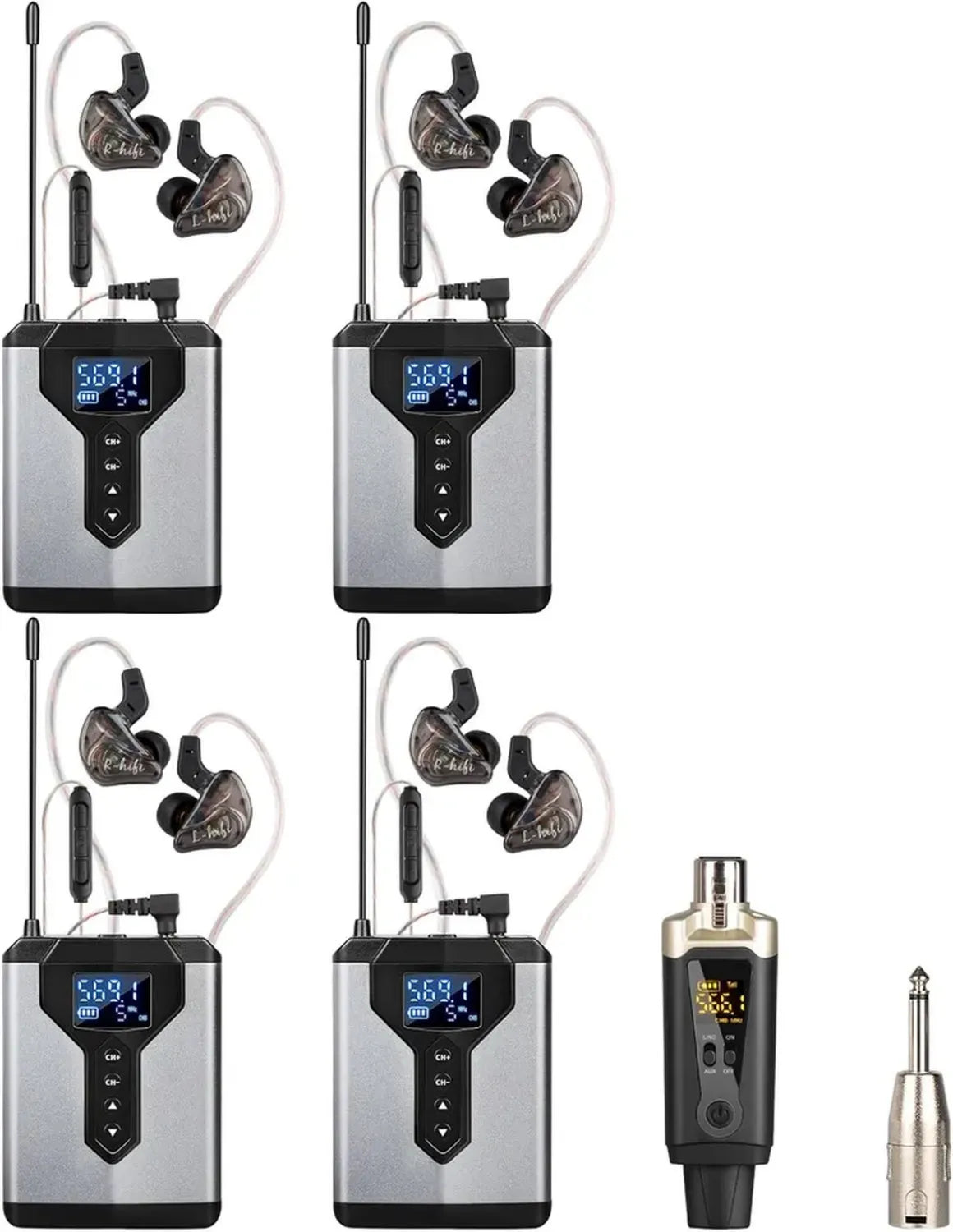 Système Intra-Auriculaire Sans Fil Depusheng T9-2 pour Musiciens et Performances