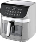 Friteuse à Air 9L Tognana Iridea - Double Résistance, Écran Digital, 2200W, Gris Perle