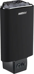 Harvia Delta D36 Poêle de Sauna 3,6 kW avec Commande Intégrée - Noir