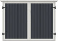Abris Vélos en Acier Galvanisé Gris Anthracite pour 4 Vélos - 4 m²