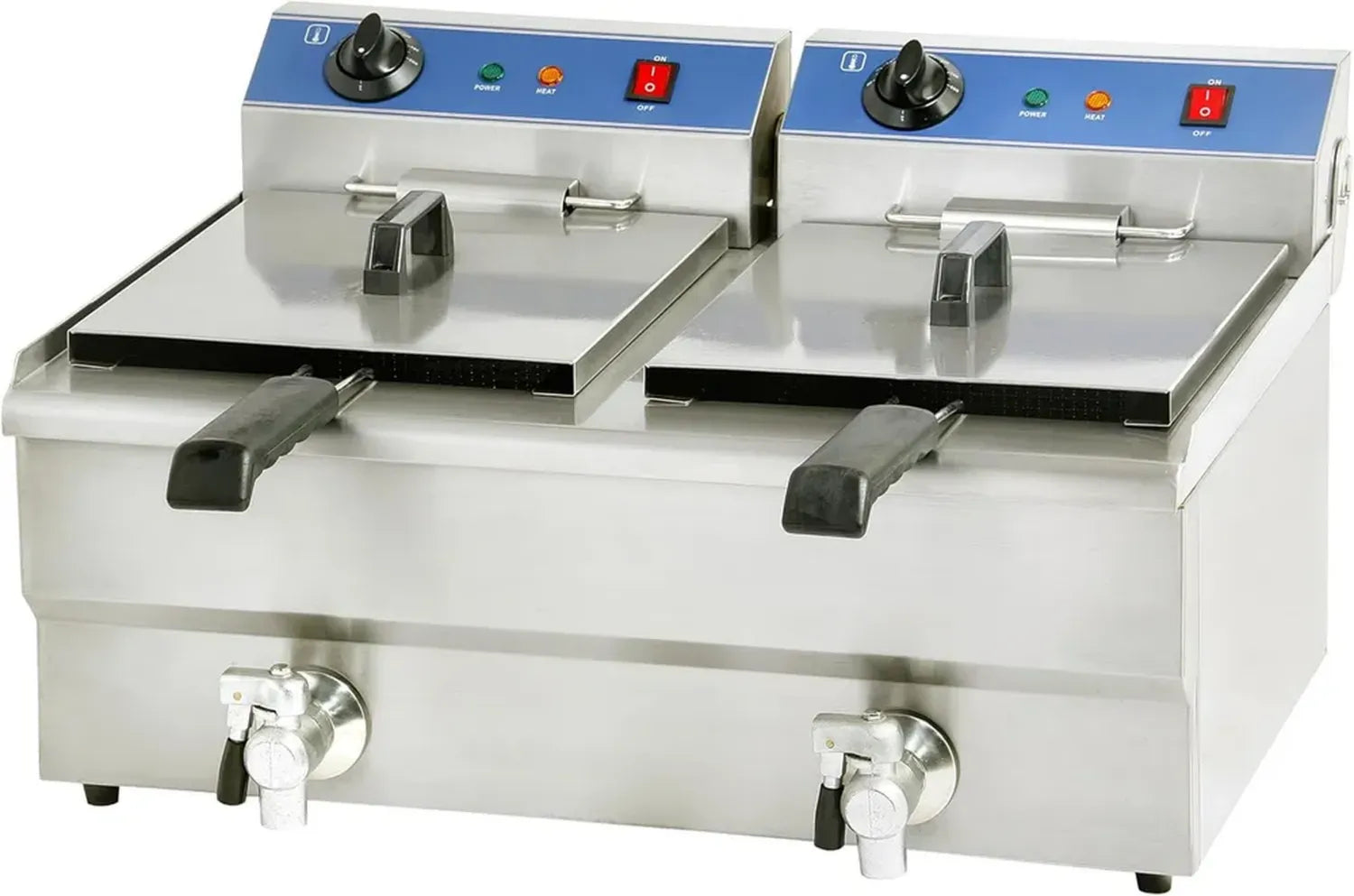 Friteuse Électrique Double avec Capacité de 13L