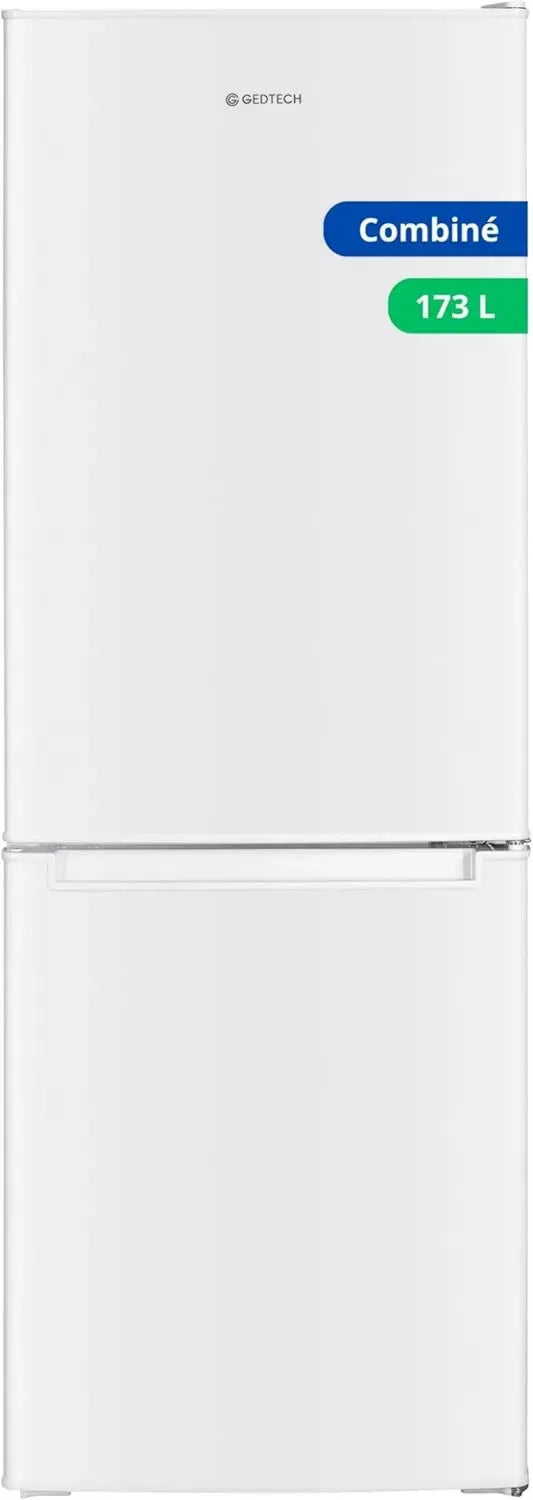 Réfrigérateur Combiné GEDTECH 173L avec Congélateur Inférieur - Blanc - 143cm