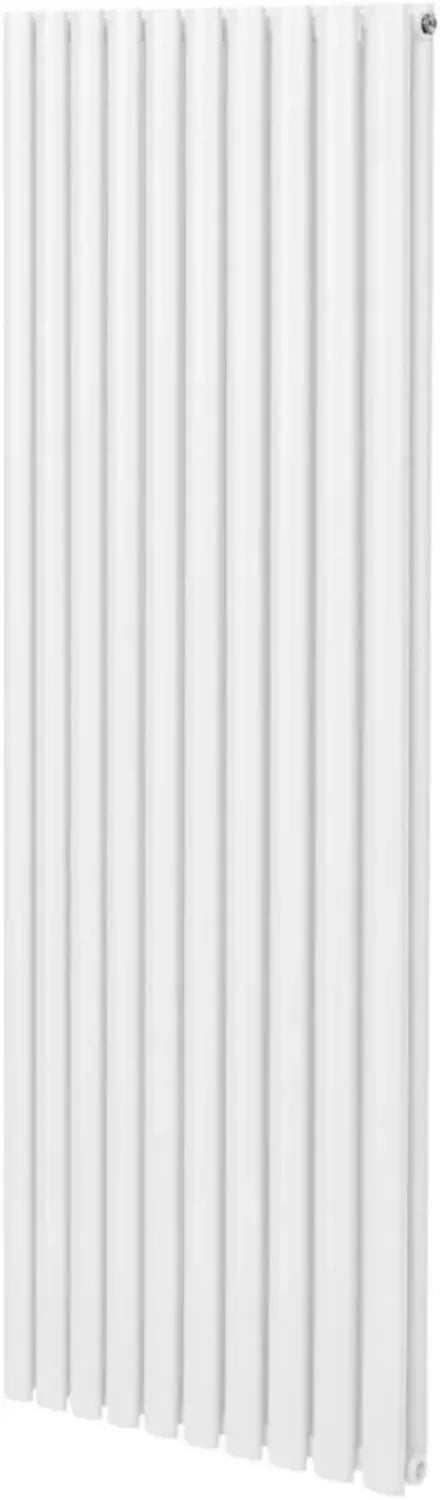 Radiateur Vertical en Acier Blanc 1800x600 mm pour Maison Moderne, Chauffage Écoénergétique avec Accessoires Complets